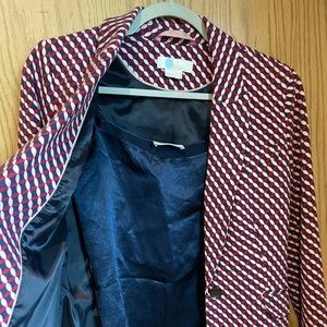 Boden blazer Nell ponte blazer pink and navy stretchy